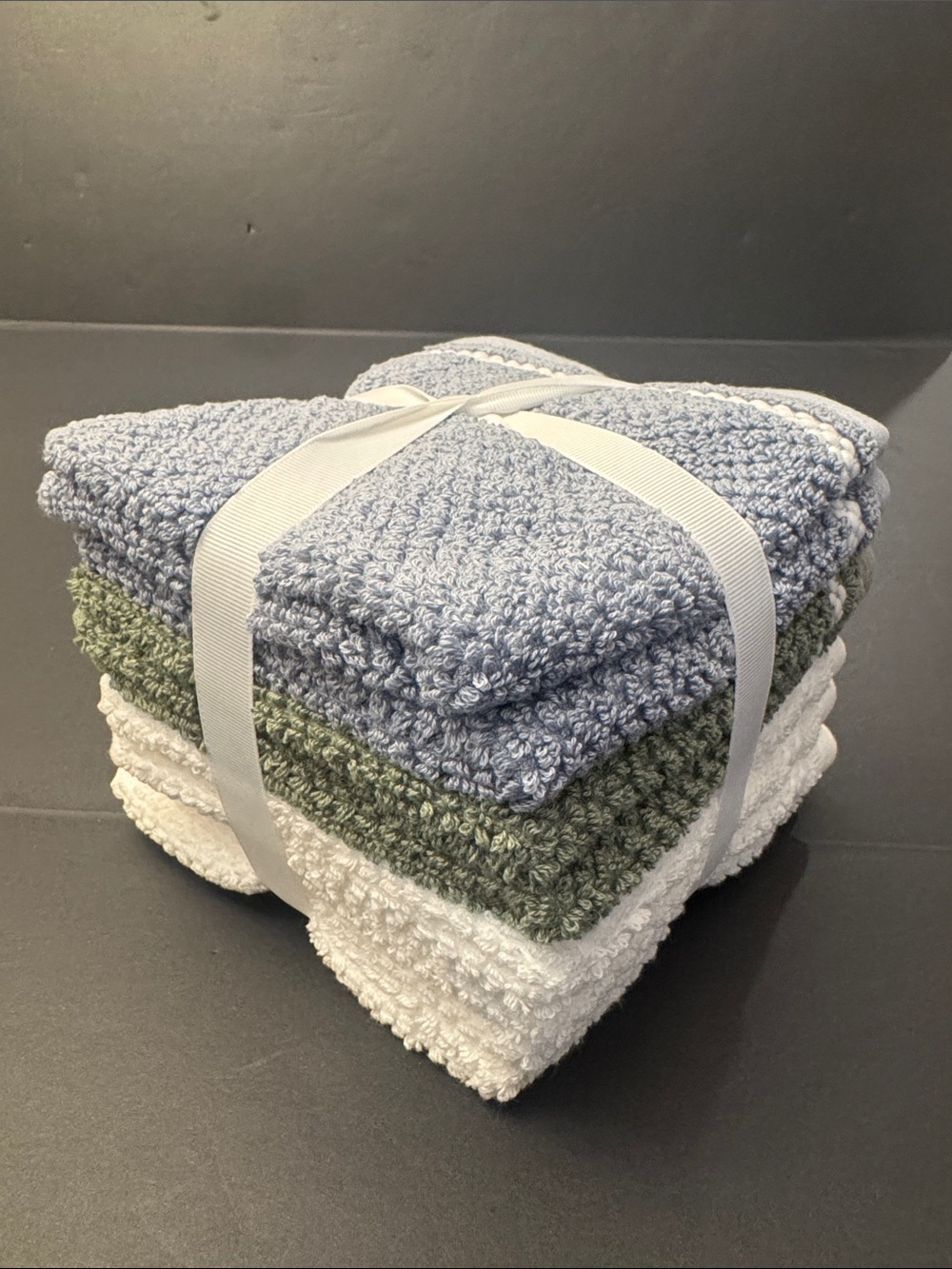 8pc TRULY LOU 💯% Cotton Washcloth Towel Set - 4WT2OIL2M0
